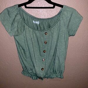 Off the shoulder crop top✨